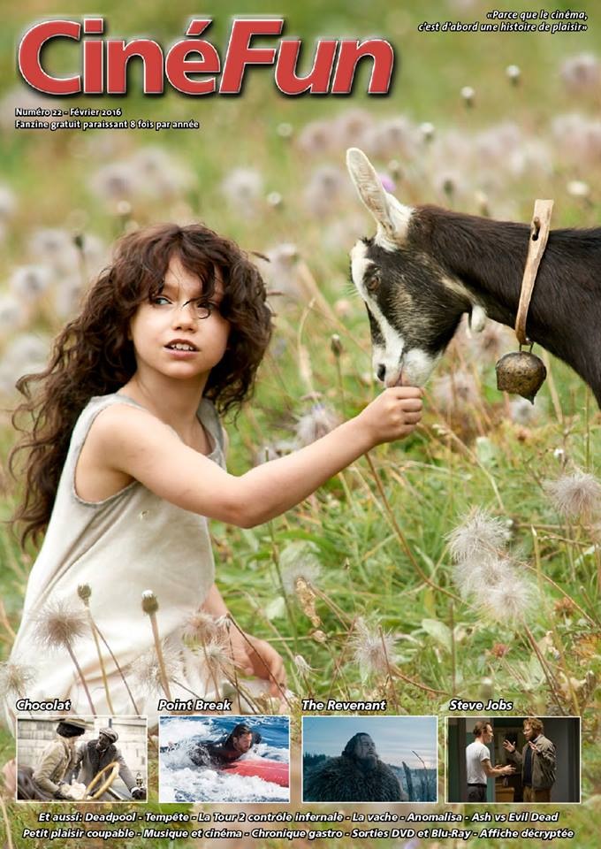 CINEFUN magazine side cover Issue 22  February 2016