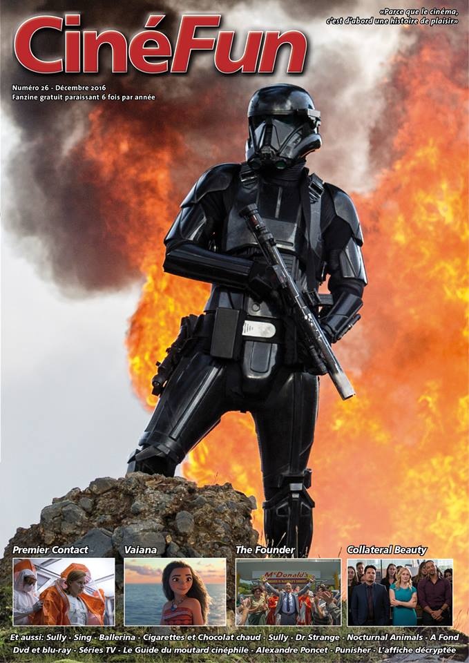 CINEFUN magazine side cover Issue 26  December 2016