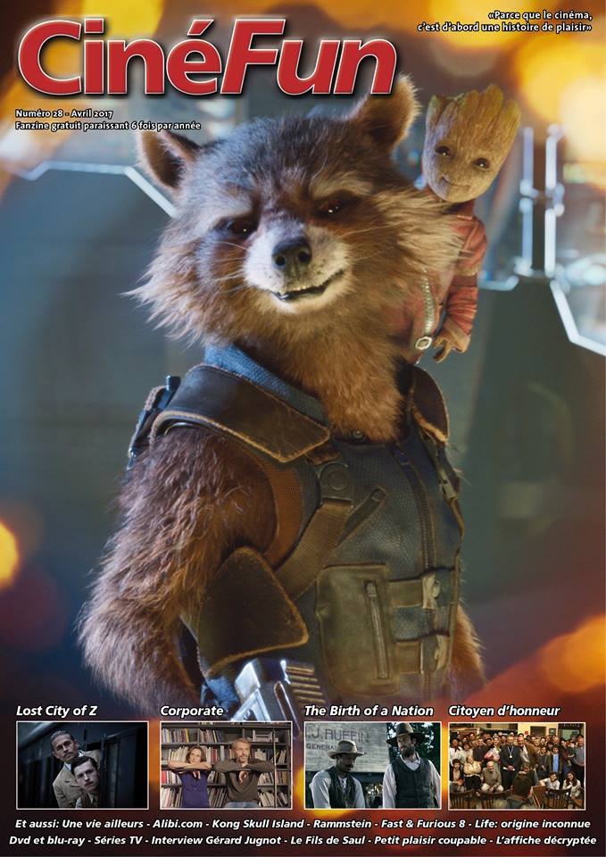 CINEFUN magazine side cover Issue 28  April 2017