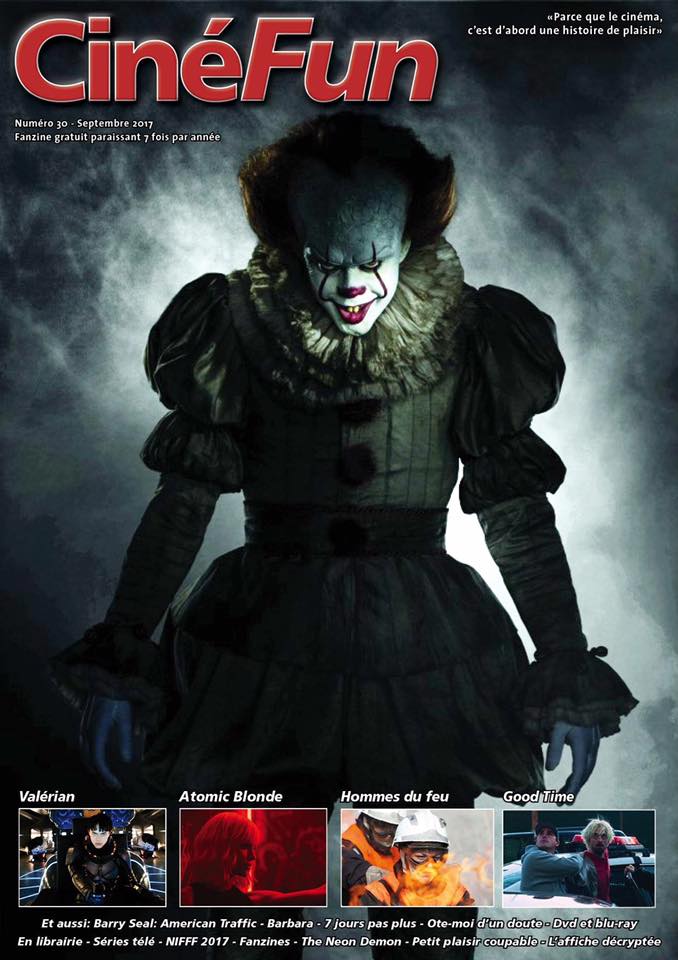 CINEFUN magazine side cover Issue 30  September 2017