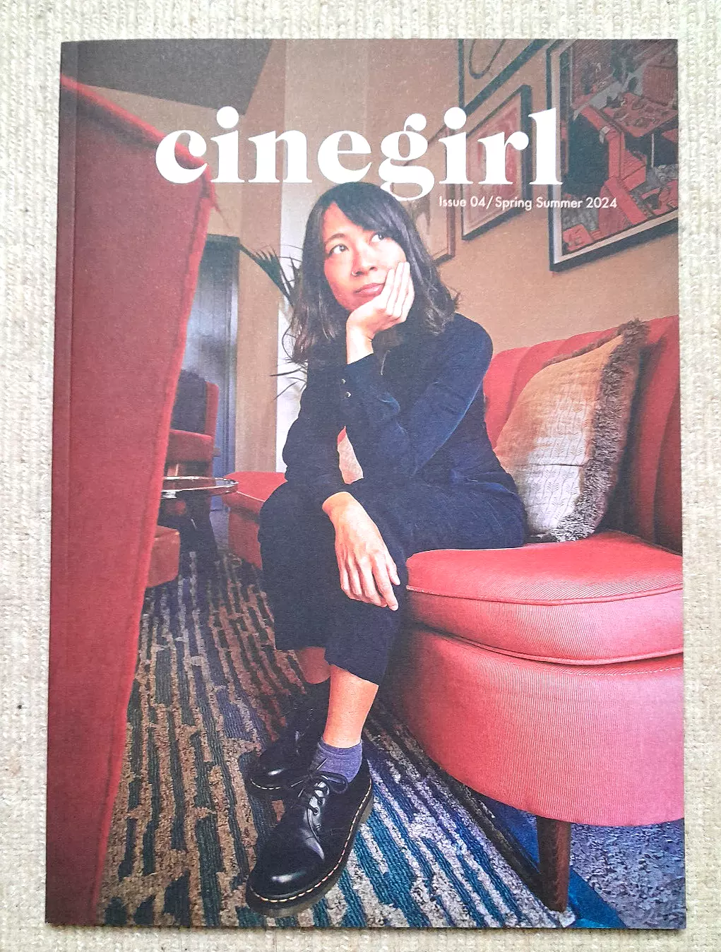 CINEGIRL magazine side cover Spring 2024