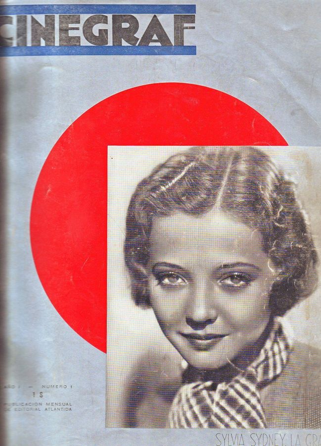 CINEGRAF magazine side cover Issue 1 April 1932