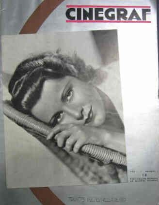 CINEGRAF magazine side cover Issue 4 July 1932