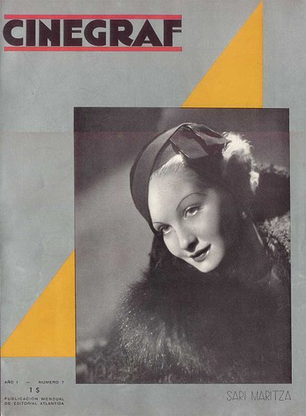 CINEGRAF magazine side cover Issue 7 October 1932