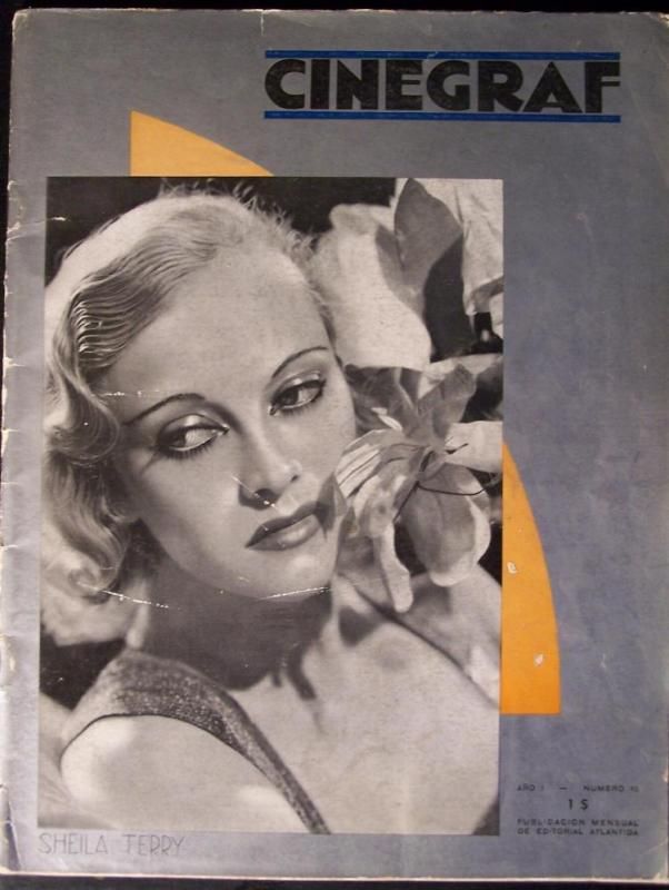 CINEGRAF magazine side cover Issue 10 January 1933