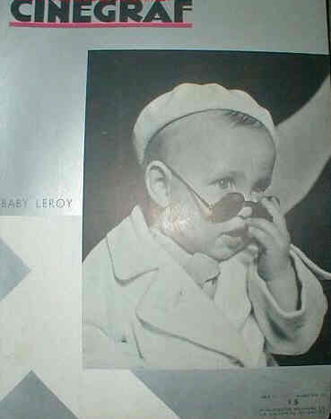 CINEGRAF magazine side cover Issue 20 24 November 1933