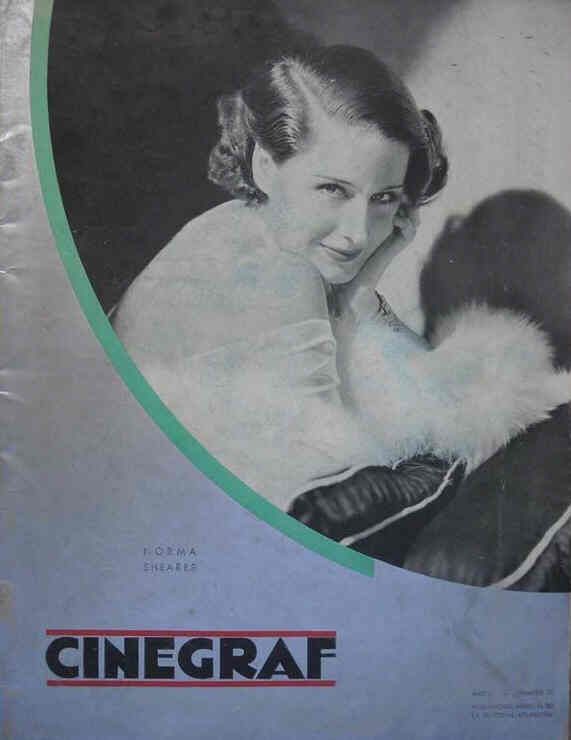 CINEGRAF magazine side cover Issue 27 June 1934