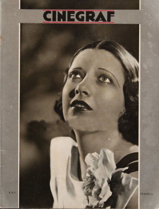 CINEGRAF magazine side cover Issue 33 December 1934