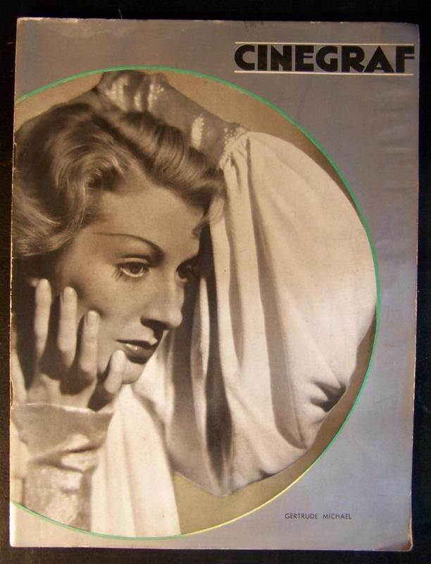 CINEGRAF magazine side cover Issue 34 January 1935