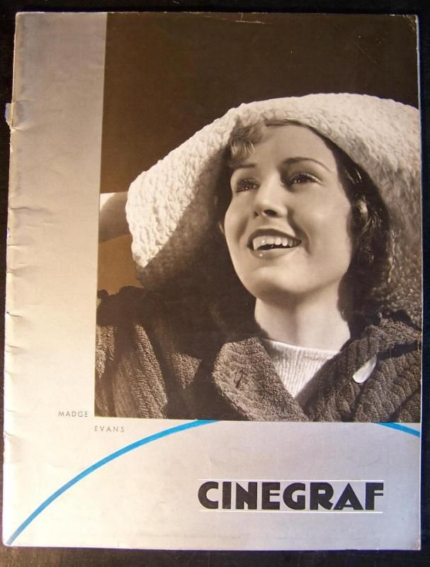 CINEGRAF magazine side cover Issue 39 June 1935