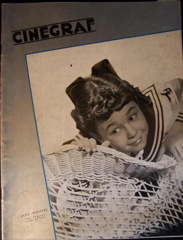 CINEGRAF magazine side cover Issue 46 January 1936