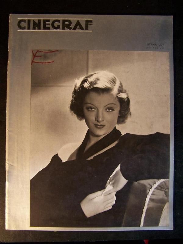 CINEGRAF magazine side cover May 1936