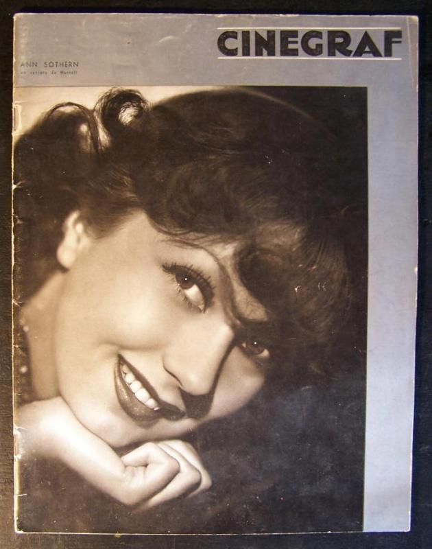 CINEGRAF magazine side cover July 1936