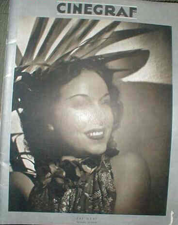 CINEGRAF magazine side cover August 1936