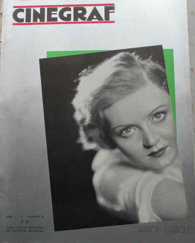 CINEGRAF magazine side cover Issue 9 December 1932