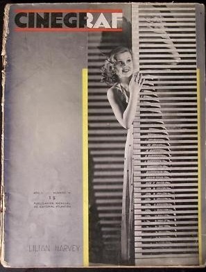 CINEGRAF magazine side cover Issue 14  May 1933