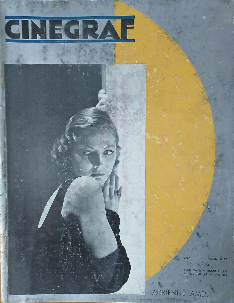 CINEGRAF magazine side cover Issue 17-18 18 August 1933