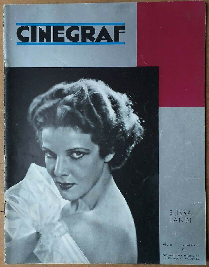 CINEGRAF magazine side cover Issue 19  October 1933