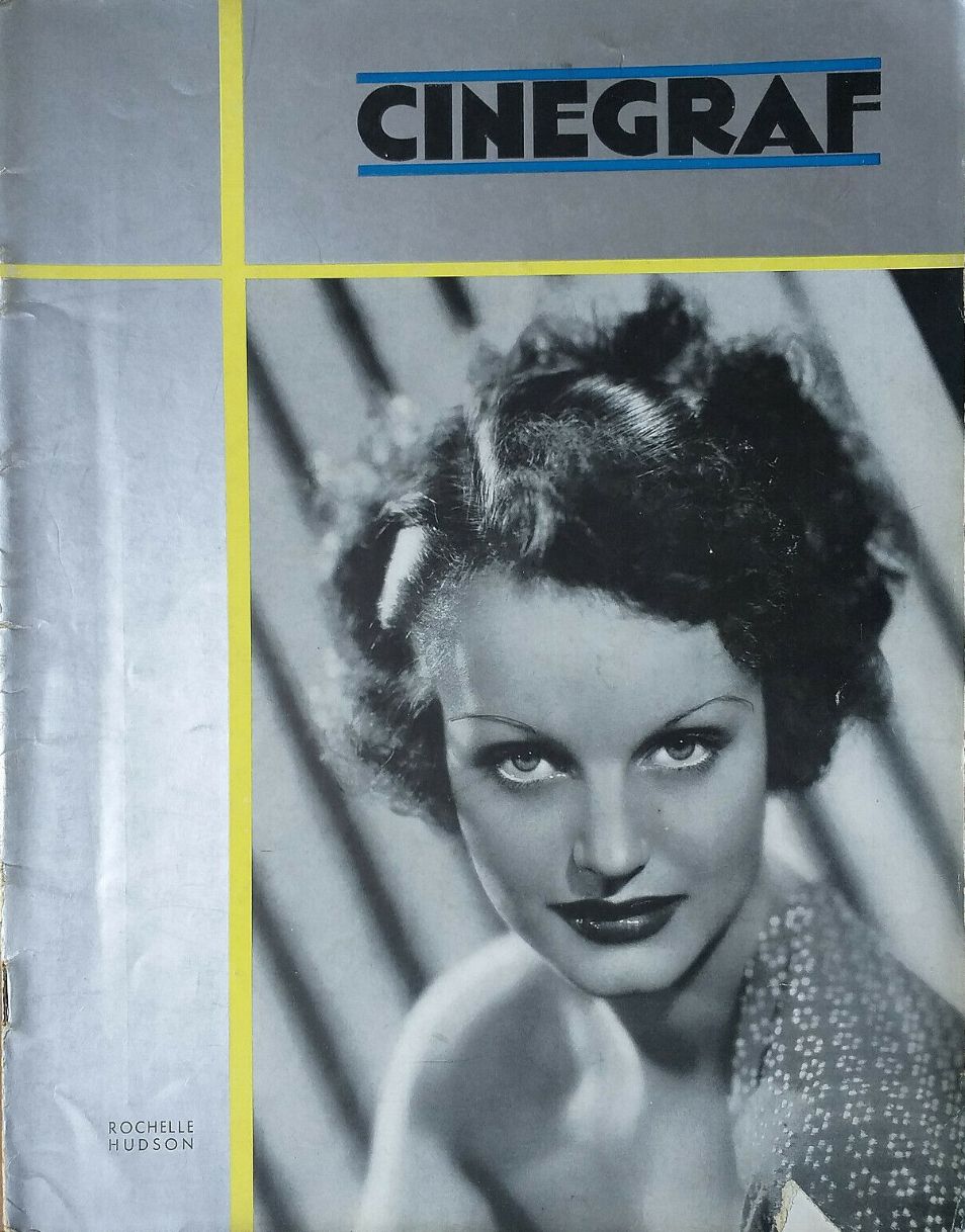 CINEGRAF magazine side cover Issue 28  July 1934