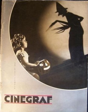 CINEGRAF magazine side cover Issue 31  October 1934