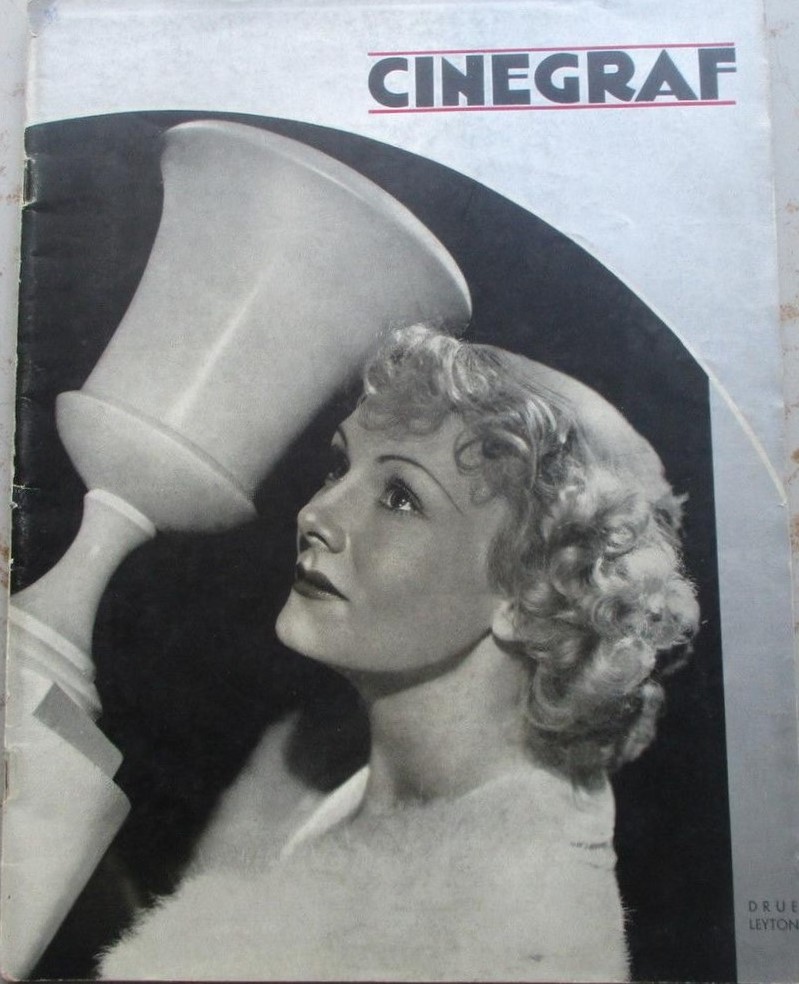 CINEGRAF magazine side cover Issue 32  November 1934