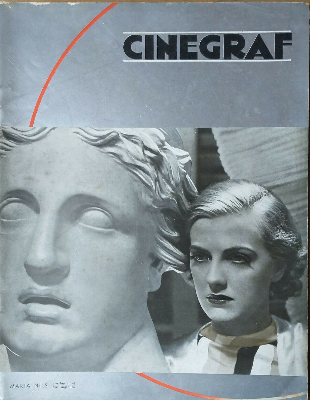 CINEGRAF magazine side cover Issue 37  April 1935