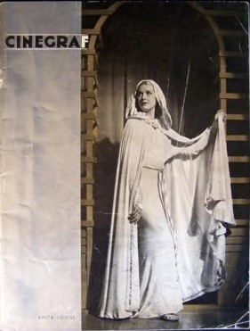 CINEGRAF magazine side cover  June 1936