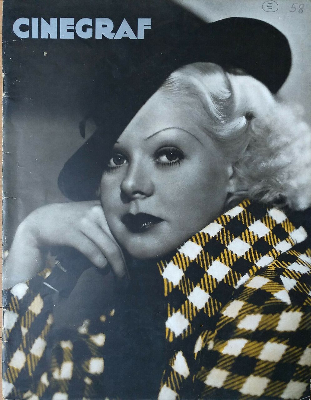 CINEGRAF magazine side cover Issue 58  February 1937
