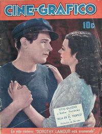 CINEGRAFICO magazine side cover July 1940