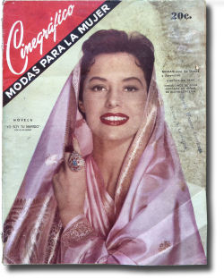 CINEGRAFICO magazine side cover May 1956