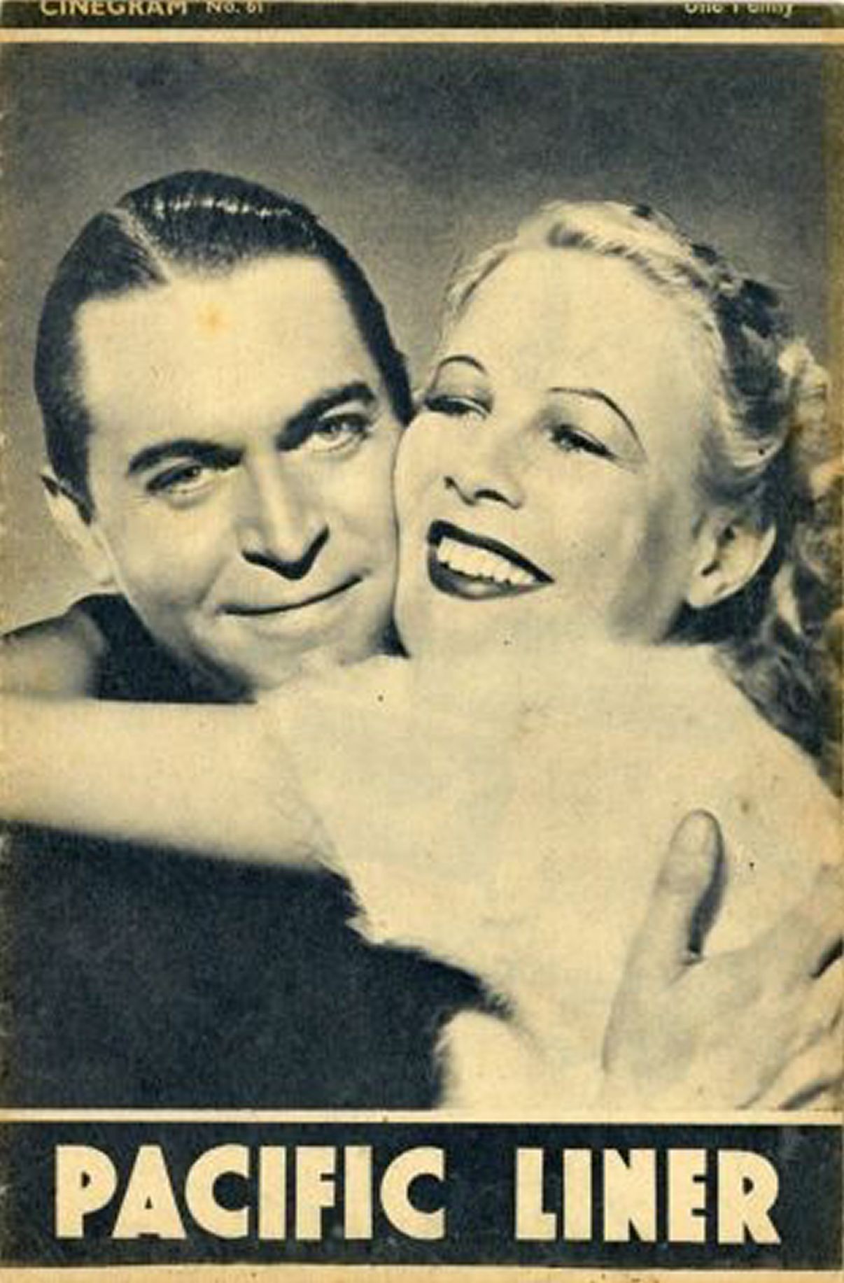 CINEGRAM (30s) magazine side cover Issue 61  1939