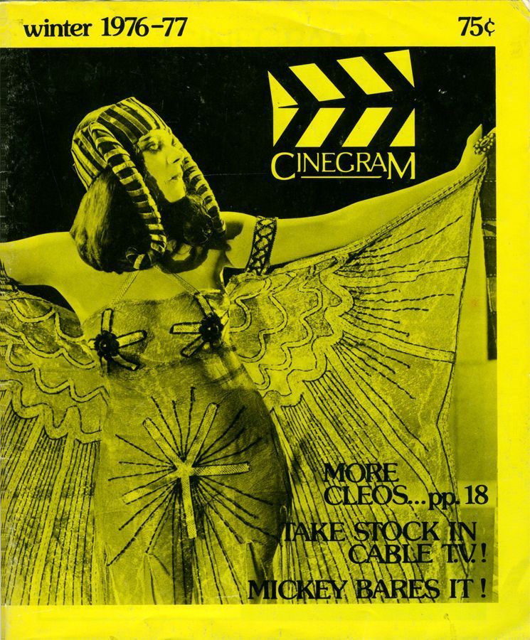 CINEGRAM (70s) magazine side cover Winter 1976/ 1977