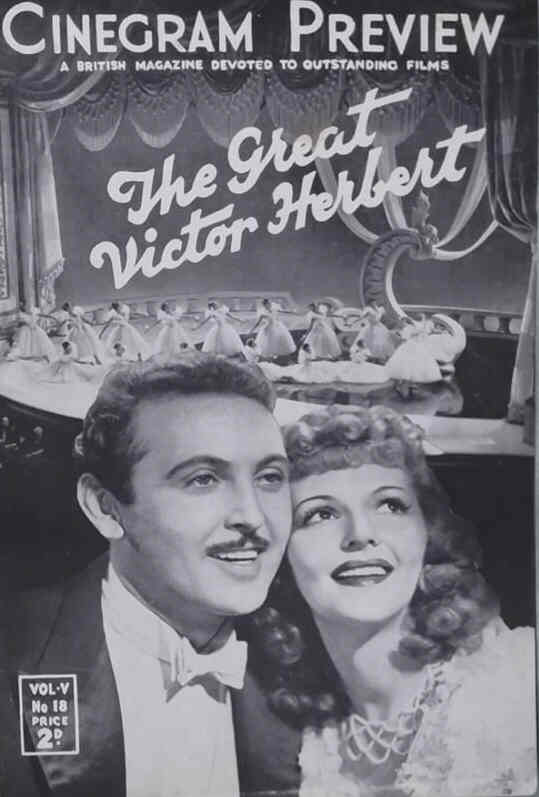 CINEGRAM PREVIEW magazine side cover  Vol 5 # 18 28 February 1940