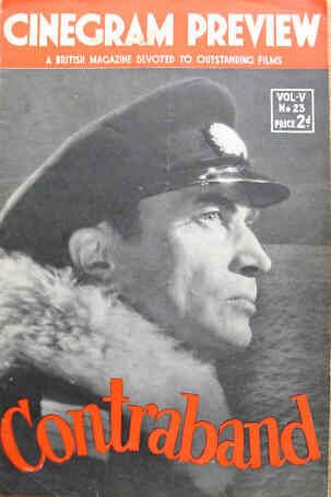 CINEGRAM PREVIEW magazine side cover  Vol 5 # 23 3 April 1940