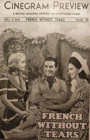 CINEGRAM PREVIEW magazine side cover  Vol 5 # 6 6 December 1939