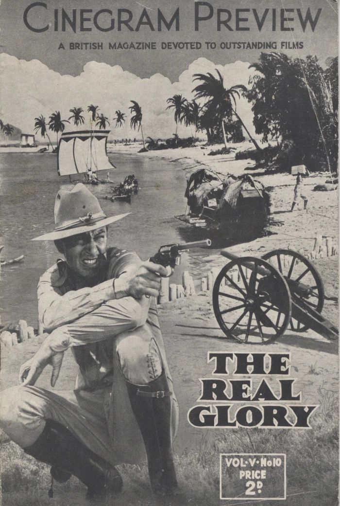 CINEGRAM PREVIEW magazine side cover  Vol 5 No  10 3 January 1940