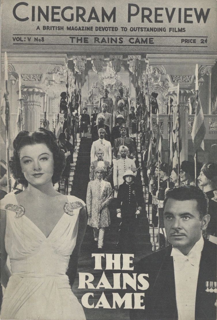 CINEGRAM PREVIEW magazine side cover  Vol 5 No 8 20 December 1939