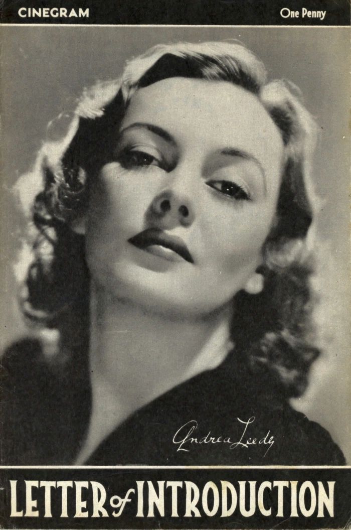 CINEGRAM (30s) magazine side cover Issue 54   1938