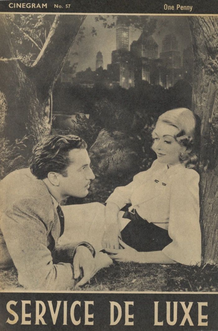 CINEGRAM (30s) magazine side cover Issue 57   1938