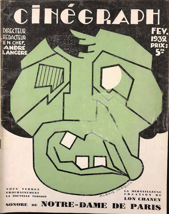 CINEGRAPH magazine side cover  February 1932