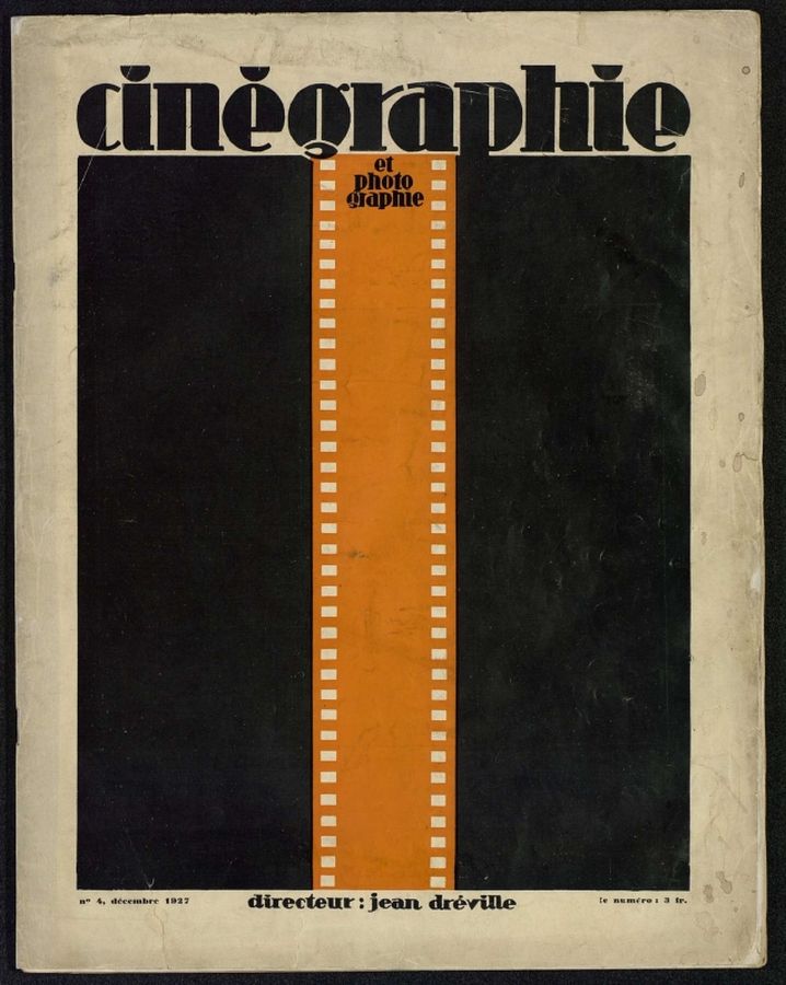 CINEGRAPHIE ET PHOTOGRAPHIE magazine side cover Issue 4 December 1927