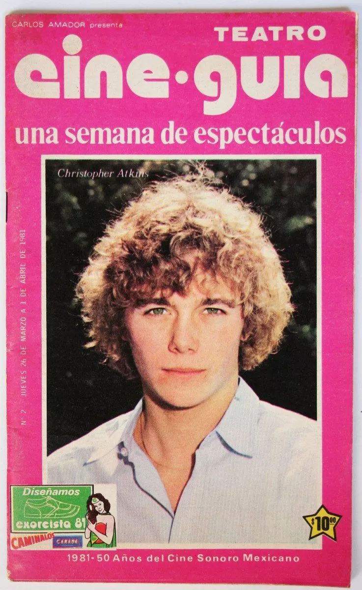 CINE GUIA magazine side cover Issue 2 26 March 1981