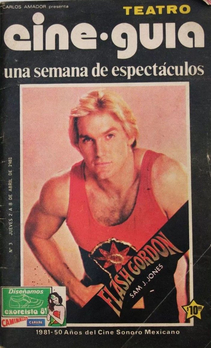 CINE GUIA magazine side cover Issue 3 2 April 1981