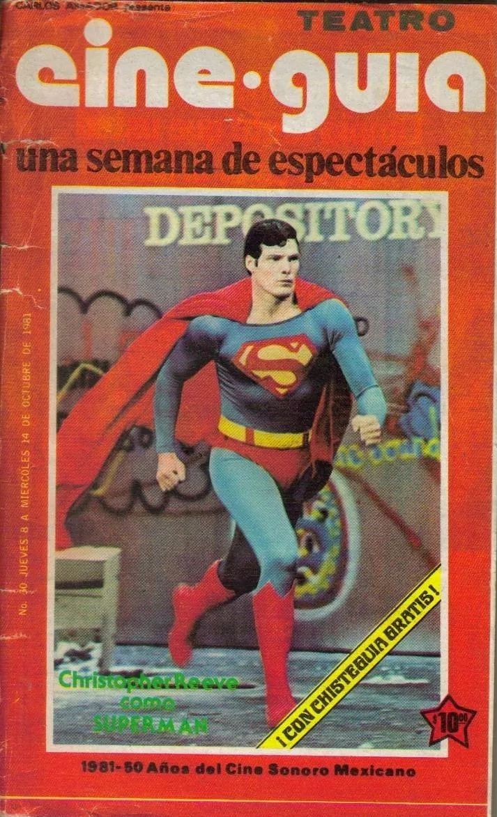 CINE GUIA magazine side cover Issue 30 14 October 1981