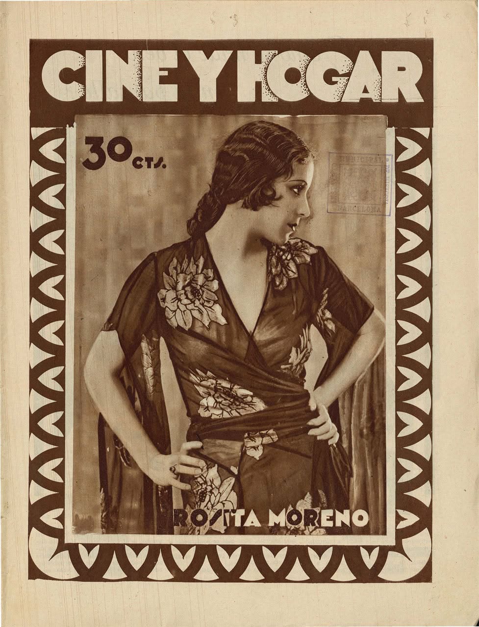 CINE Y HOGAR magazine side cover Issue 2 28 October 1931