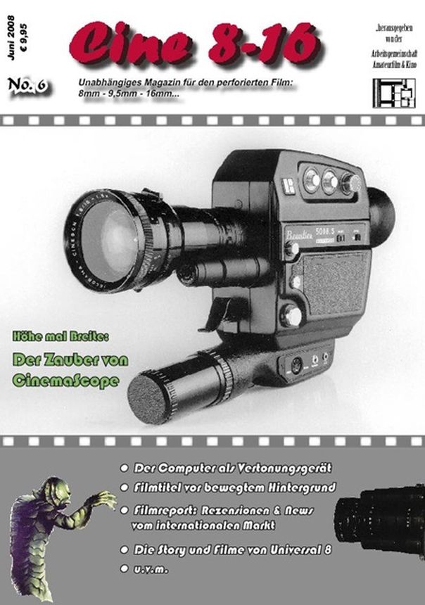 CINE 8-16 magazine side cover Issue 6  June 2008