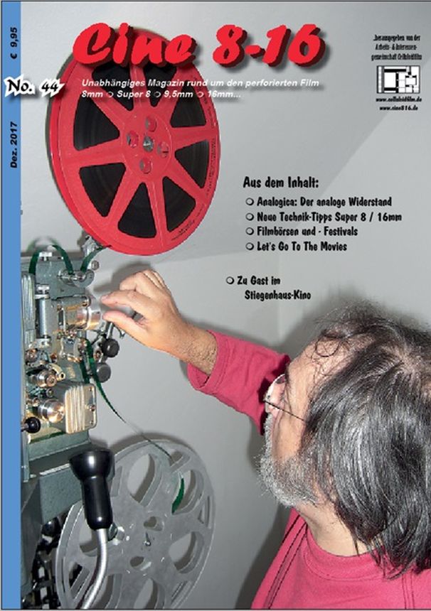 CINE 8-16 magazine side cover Issue 44  December 2017