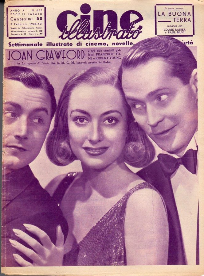 CINE ILLUSTRATO magazine side cover Issue 655 5 February 1938