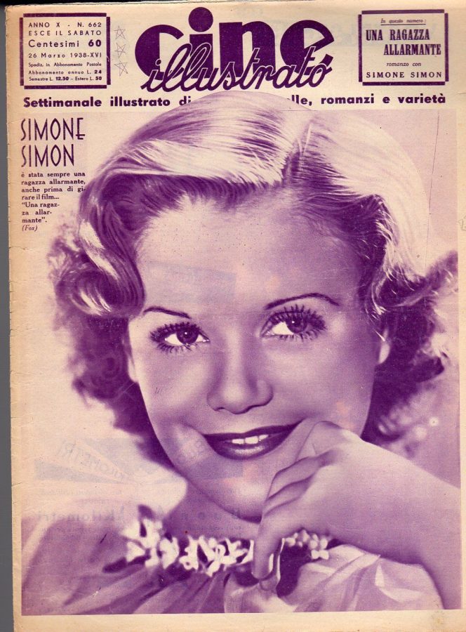 CINE ILLUSTRATO magazine side cover Issue 662 26 March 1938