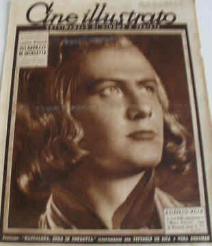 CINE ILLUSTRATO magazine side cover Issue 2 8 January 1941